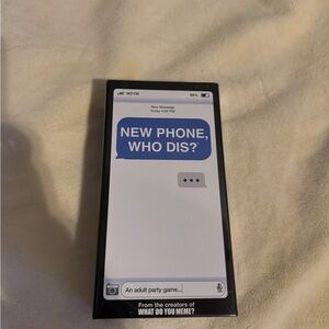 New Phone, Who Dis? -Adult Party Game by What Do You Meme? Sealed Box
